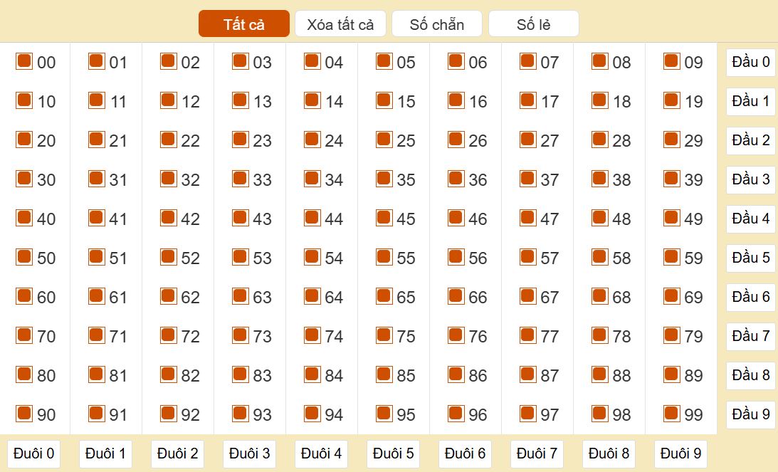 đánh loto theo cặp